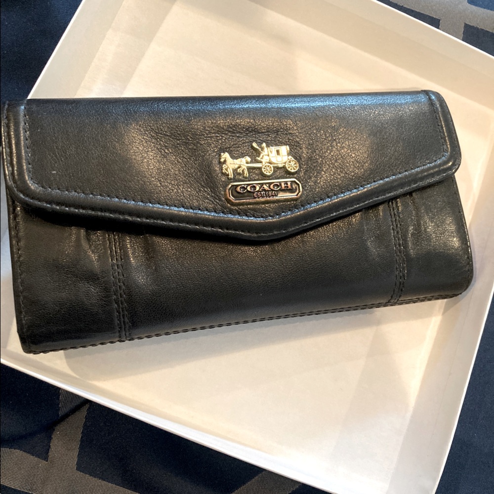 Genuine Leather Coach Wallet